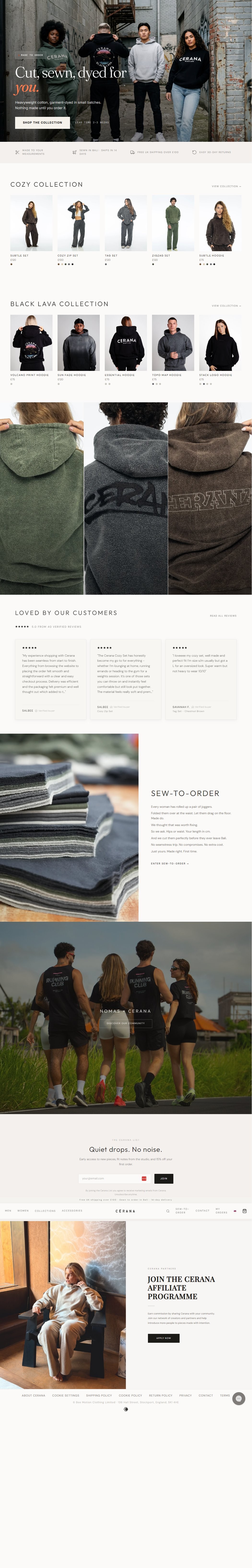 Cerana website