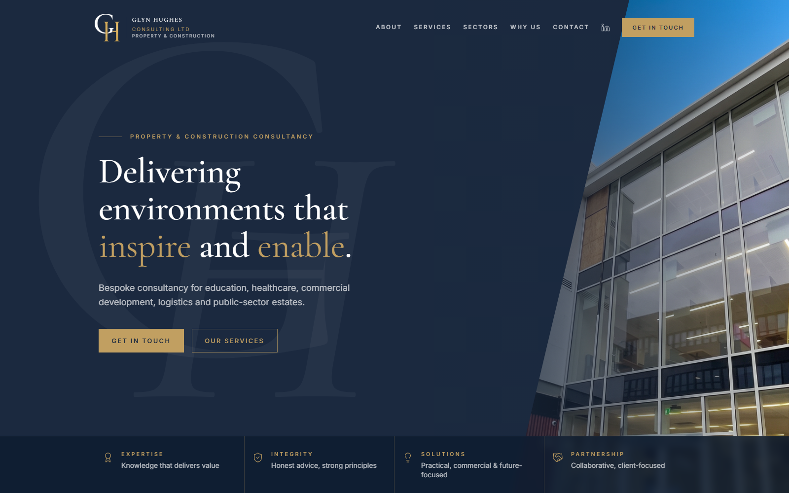 Glyn Hughes Consulting website