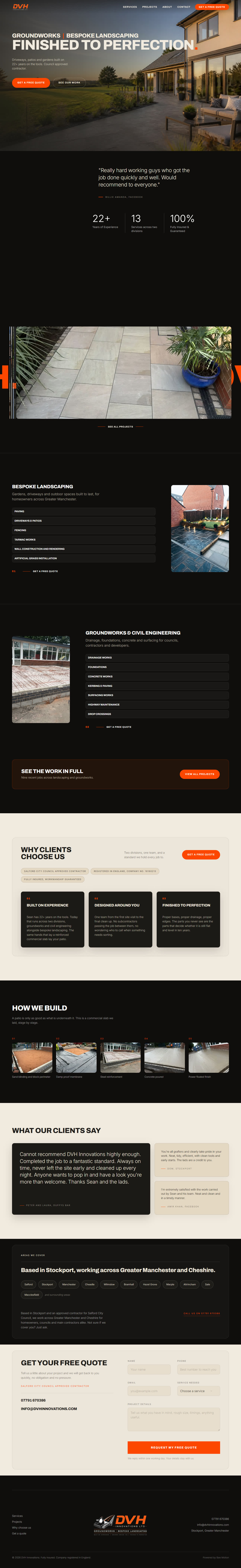 DVH Innovations website