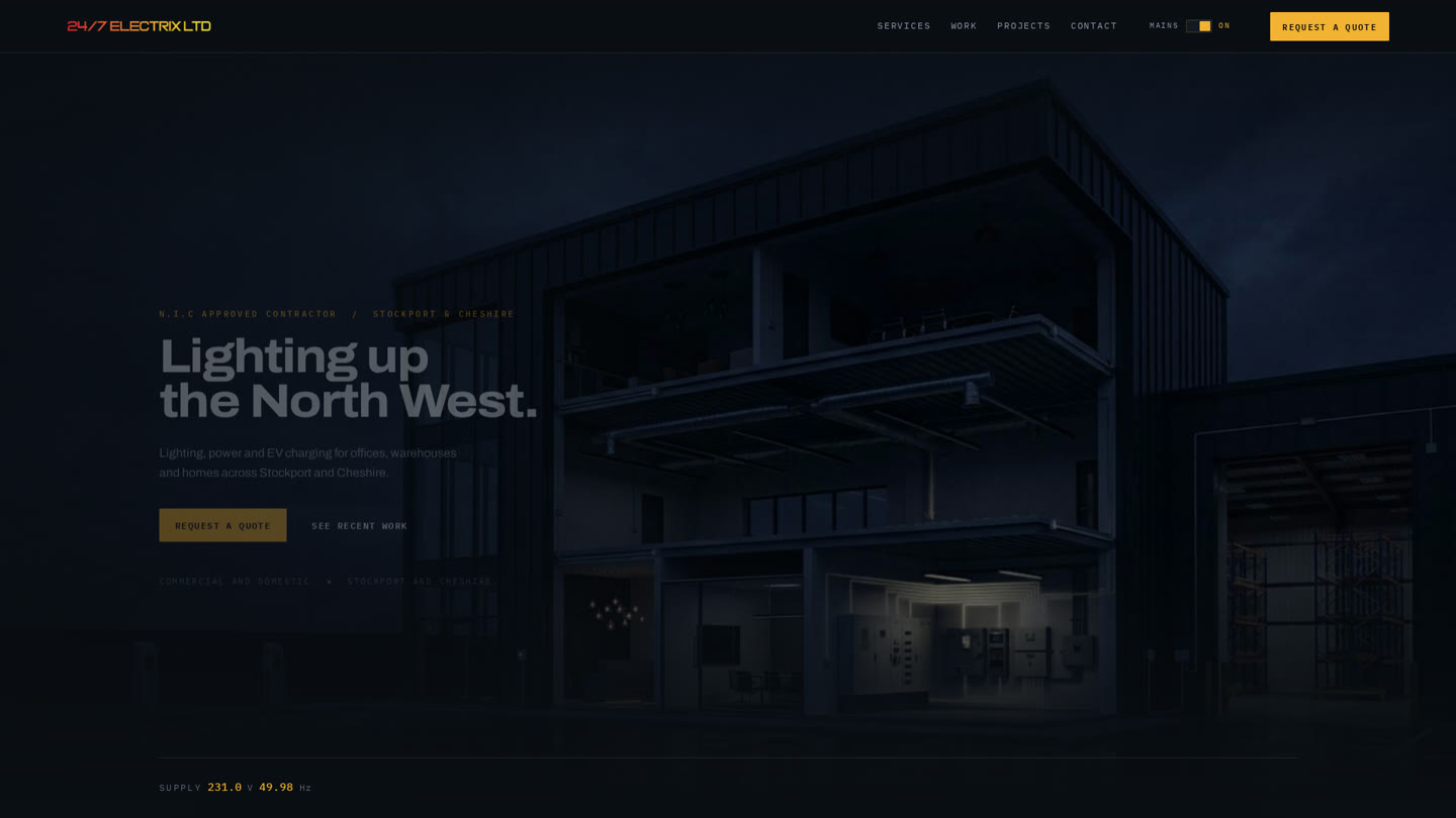 24/7 Electrix website