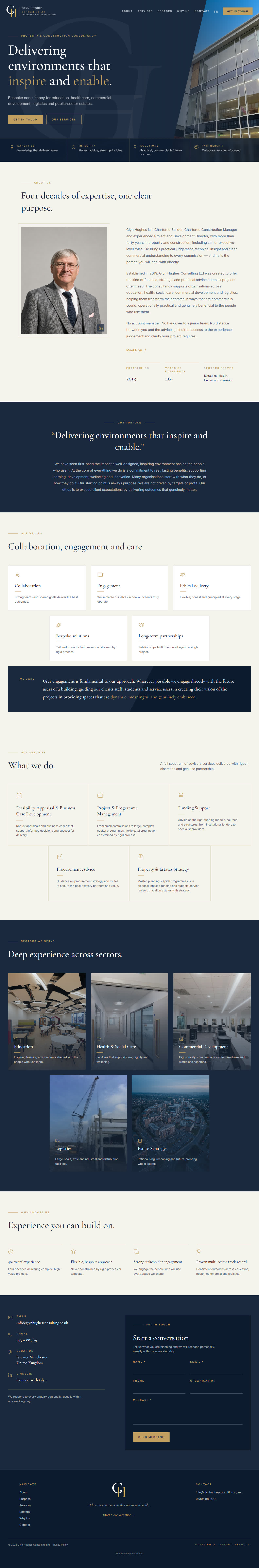 Glyn Hughes Consulting website